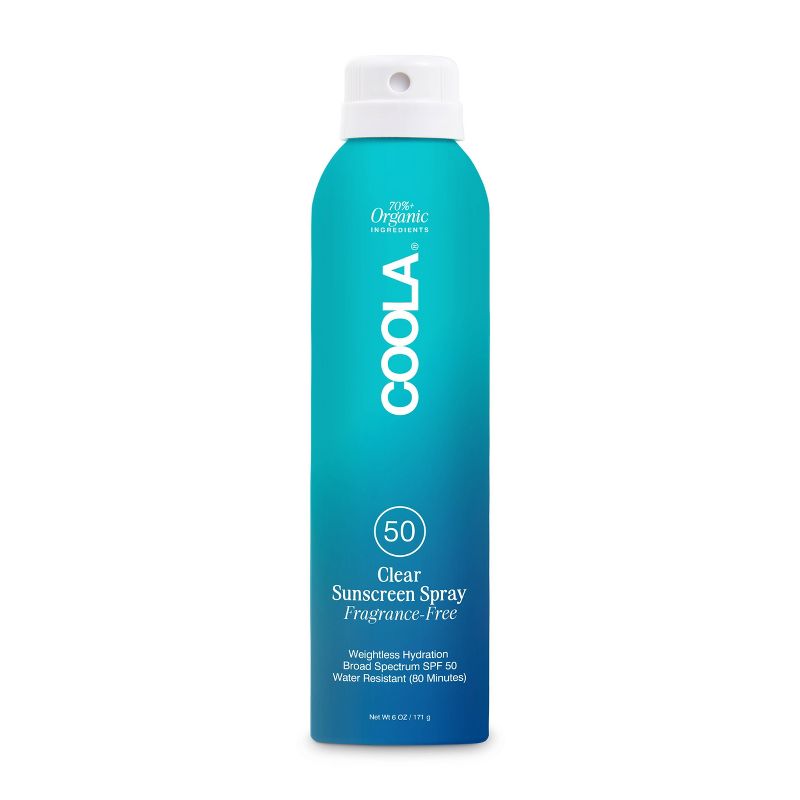 Coola Classic Sunscreen Body Spray - SPF 50 - Fragrance Free - 6oz - Ulta Beauty, 1 of 5
