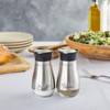 Juvale Stainless Steel Salt and Pepper Shakers Set with Glass Bottom, Perforated "S" and "P" Caps - Modern Kitchen Decor (4oz) - 2 of 4