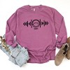 Simply Sage Market S.W.Smiley Headphones Music Garment Dyed Long Sleeve - 3 of 4