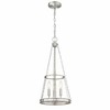 Prescott 3-Light Pendant - Modern Candelabra Style for Kitchen & Foyer, Dimmable, Damp Rated - 3 of 4