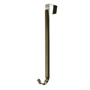 Haute Decor Adapt Premium Adjustable Length Wreath Hanger Holds 30 lbs Super Easy Adjustment Antique Brass - 1 of 4