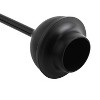 Casabella Toilet Plunger and Hideaway Caddy Combo for Bathrooms, 2-Piece Heavy-Duty Toilet Plunger and Holder Set, Black - 3 of 4