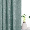 Kate Aurora 2 Pack Glam Metallic Sparkle Thermal Light Filtering Grommet Top Curtains - 4 of 4