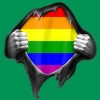 Adult Design By Humans Pride Shirt Rip Open Shirt By Luckyst T-Shirt - 2 of 2