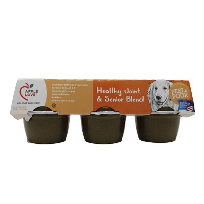 AppleLove Wet Dog Food Supplement Healthy Joint & Senior Blend - 4oz/6ct Pack