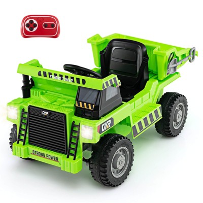 Infans Kids Ride-On Dump Truck w/ Wireless Connection Music LED Lights Soft Start