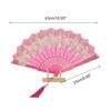 Unique Bargains Butterfly with Tassel Folding Fan 1 Pc - 2 of 4
