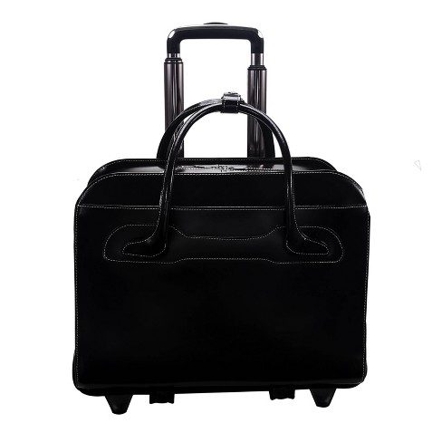 McKlein Halsted Leather Briefcase Black - Office Depot