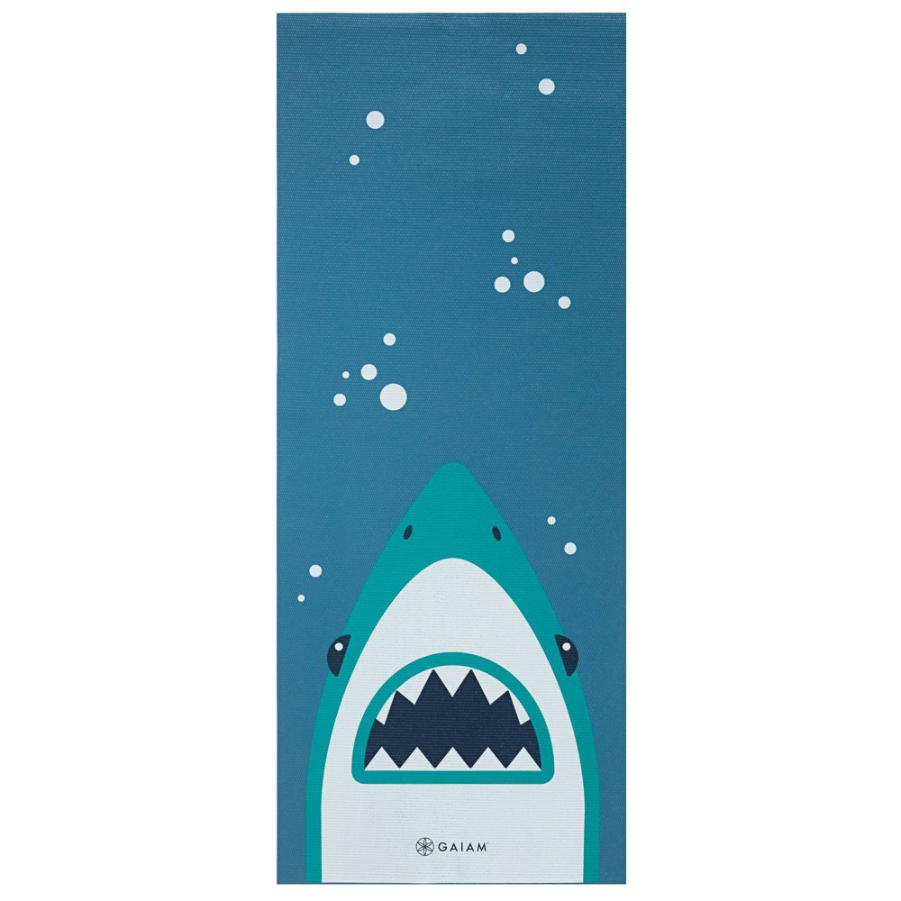 Gaiam Kids' Chomper Yoga Mat - Blue(3mm)