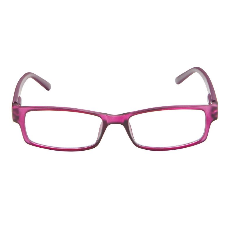 ICU Eyewear Los Angeles Rectangle Reading Glasses - Purple, 3 of 7