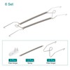Unique Bargains Stainless Steel Invisible Design Wall Decorative Plate Hanger - 3 of 4
