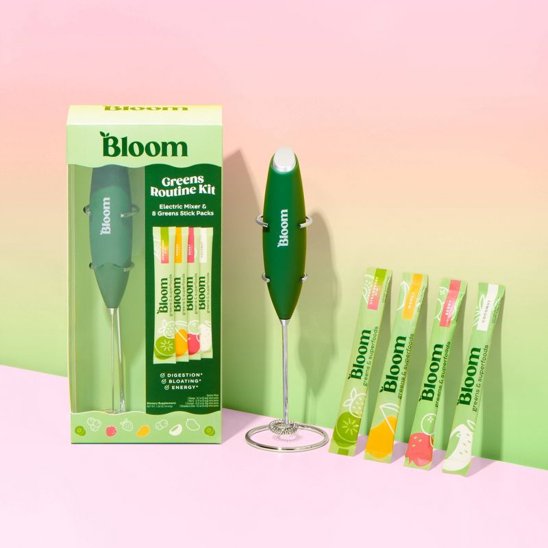 BLOOM NUTRITION Drink Mixer Bundle - 8 Stick Packs/1 Electric Mixer, 4 of 7