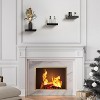 Sorbus Set of 3 Square 9 Inch Floating Shelves - for Living Room Decor, Bedroom, Bathroom Decor, Home & Kitchen - 2 of 4