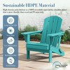 Hyleory HDPE Folding Adirondack Chair  – Weather-Resistant Outdoor Lounge Chair - 4 of 4