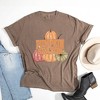 Simply Sage Market Women's Pumpkin Season Distressed Short Sleeve Garment Dyed Tee - 3 of 4