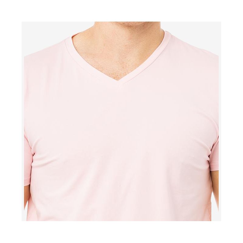X RAY Men's Basic V-Neck Short Sleeve T-Shirt, 3 of 4