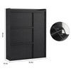 46.3" Freestanding Wooden Shoe Storage Cabinet, Shoe Cabinet with 3 Flip Drawers & Side Door, Hidden Shoe Organizer for Entryway Hallway Living Room - 2 of 4