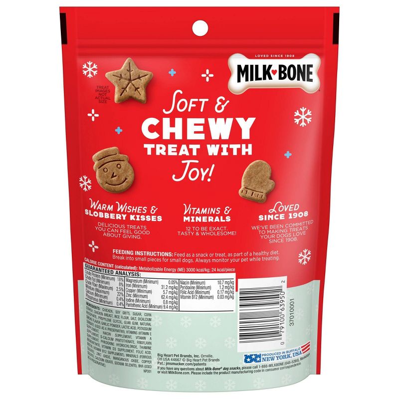 Milk-Bone Winter Paw-Liday Soft &#38; Chewy Chicken Dog Treats - 4.5oz, 3 of 7
