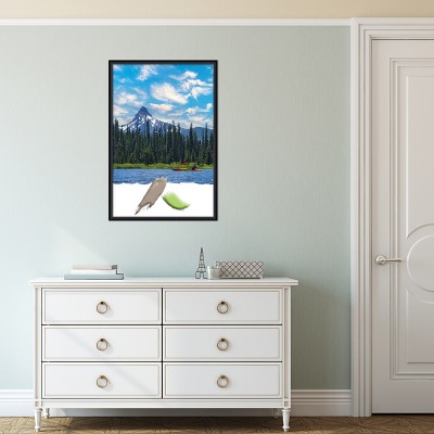 Lucie Black Angled Wood Wall Picture Frame 20x30 inches