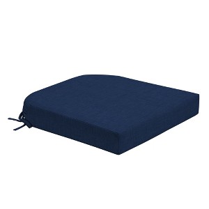 ARDEN Foam Outdoor Round Back Seat Cushion, 20 x 19, made with ProFoam, Rain-proof, Fade Resistant - 1 of 4