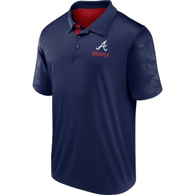 Mlb Atlanta Braves Men s Short Sleeve Polo T shirt S Target