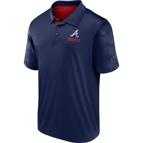 MLB Atlanta Braves Men's Short Sleeve Polo T-Shirt - S