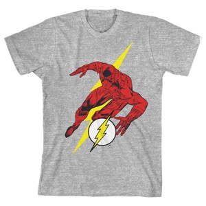 The Flash Multiple Flash Boy's Athletic Heather T-shirt - 1 of 3