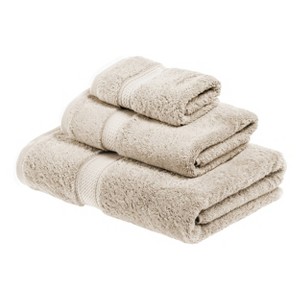 Luxury Cotton Heavyweight Ultra-Plush 3 Piece Towel Set by Blue Nile Mills - 1 of 4