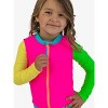 RuffleButts Gender Inclusive Long Sleeve Full Zip Rash Guard - 3 of 4