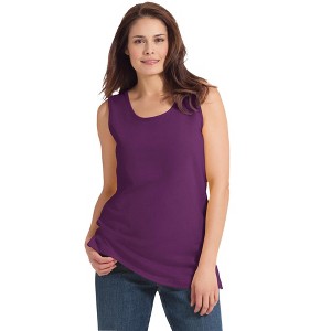 Woman Within Plus Size Perfect Scoopneck Tank - 1 of 4