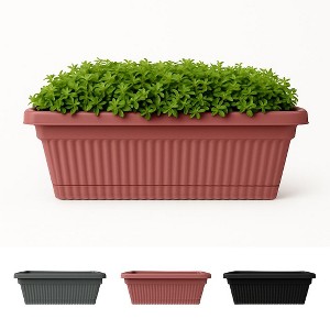 Bloem 18" Amelia Resin Window Box Planter - 1 of 4