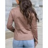Women's Leather Like Cafe Racer Jacket - Grace & Lace - 3 of 4