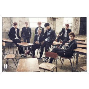 Trends International BTS - SKOOL LUV AFFAIR - Classroom Framed Wall Poster Prints - 1 of 4
