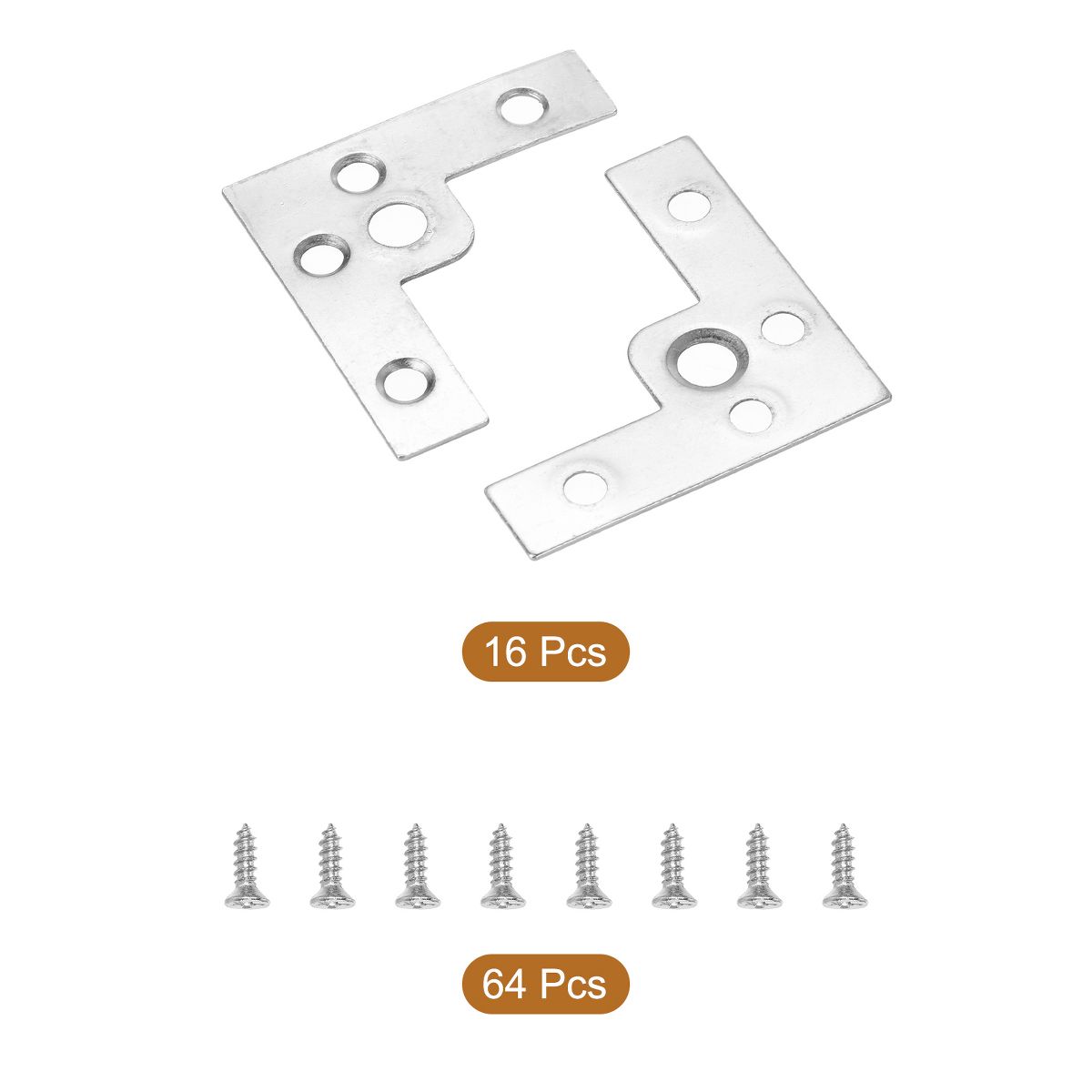 Unique Bargains Decorative Flat Metal Vintage Desk Corner Bracket - thumbnail 3