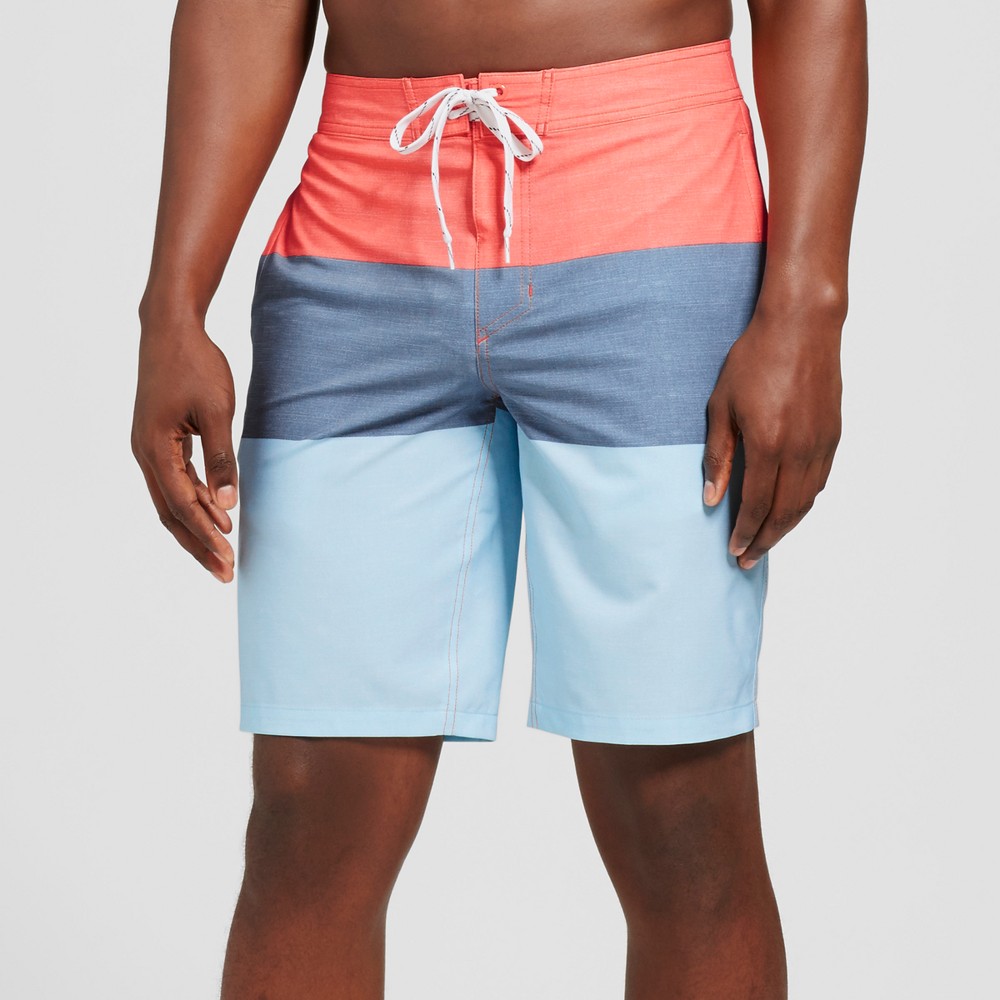 Men's 10 Trooper Board Shorts - Goodfellow & Co Red 42 was $24.99 now $17.49 (30.0% off)