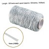 Unique Bargains Flat DIY Crafts Art Handmade Leather Sewing Waxed Threads - 2 of 3
