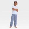 Boys' Gingham Pajama Pants - Cat & Jack™ Navy Blue - 3 of 3