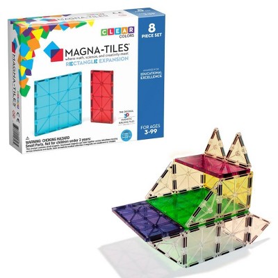 MAGNA-TILES Rectangles 8pc Expansion Set