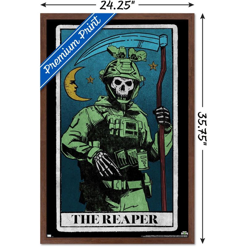 Trends International Call of Duty: Modern Warfare 2 - Ghost Tarot Card Framed Wall Poster Prints, 3 of 7