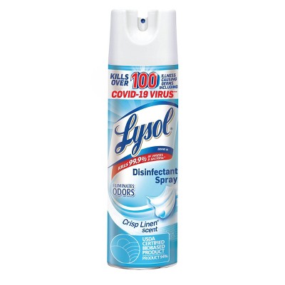 Lysol Disinfectant Crisp Linen Spray - 19oz