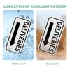 Unique Bargains Rust Free Aluminum Waterproof Anti-Corrosion Yard Sign - 4 of 4