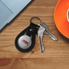University of West Alabama Secondary Logo Black Leather Keychain - 4 of 4