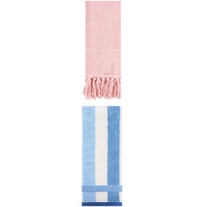REGALWOVEN 2 Packs Cotton Absorbent Soft Decorative Bathroom Hand Towel for Kitchen - 1 of 4