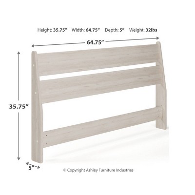 Natural Oak Grain Full Panel Headboard