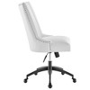 Modway EEI-4577-BLK-WHI Empower Channel Tufted Vegan Leather Office Chair, Black White - 2 of 4