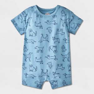 Baby Boys' Short Sleeve Romper - Cat & Jack™ - 1 of 4