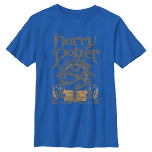 Boys Harry Potter Snake Symbol T Shirt - 1 of 4