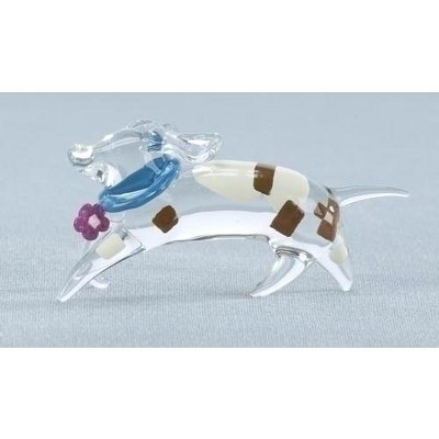 Roman Club Pack of 48 Abstract Standing Dog Glass Figurines #59063