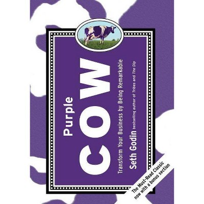 Purple Cow, New Edition - by  Seth Godin (Hardcover)