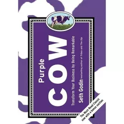 Purple Cow, New Edition - by  Seth Godin (Hardcover)